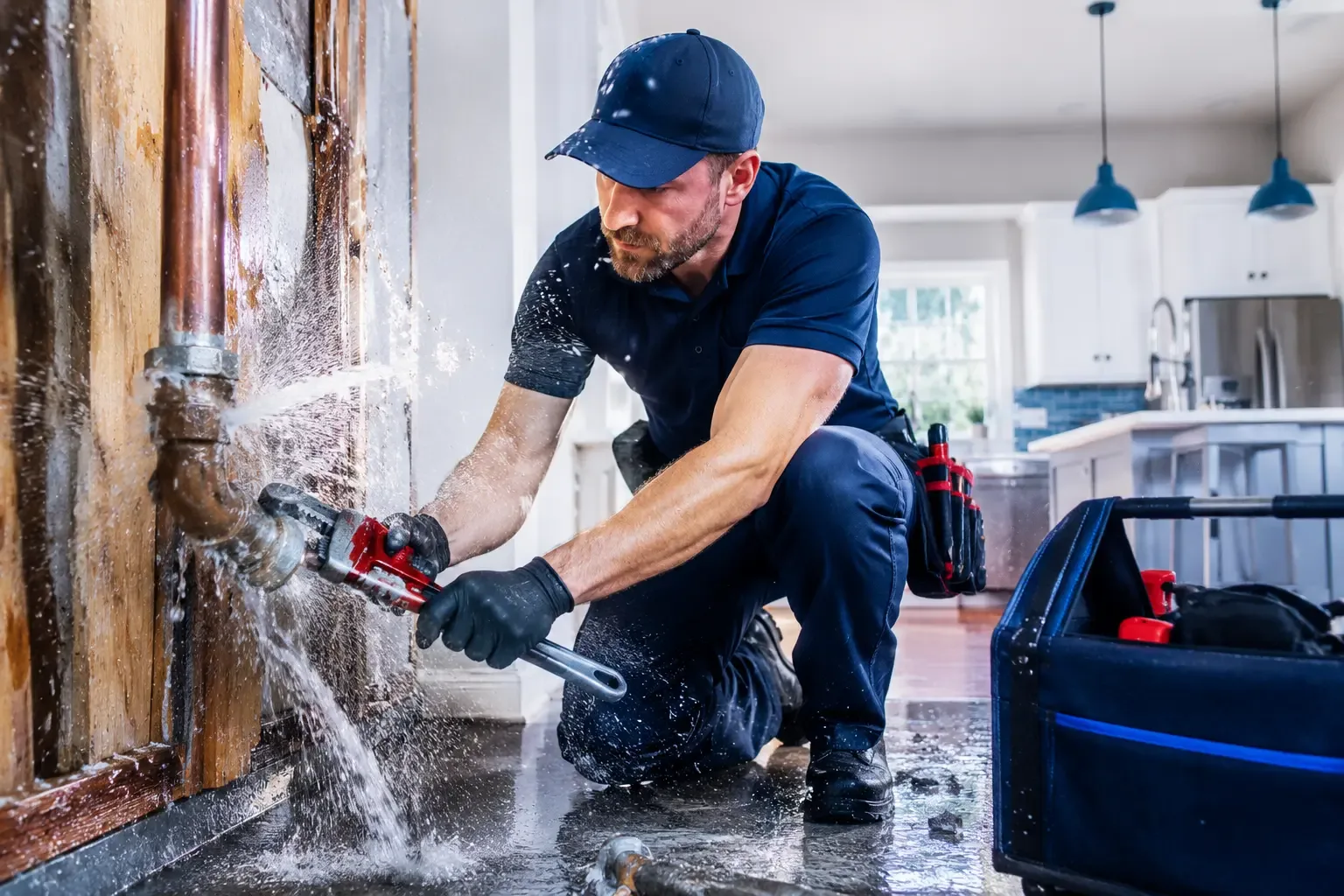 Local emergency pipe repair professionals in South English, IA